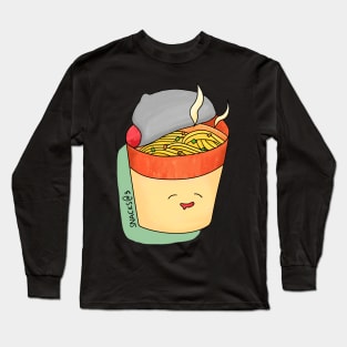 Mouth-watering cup noodle Long Sleeve T-Shirt